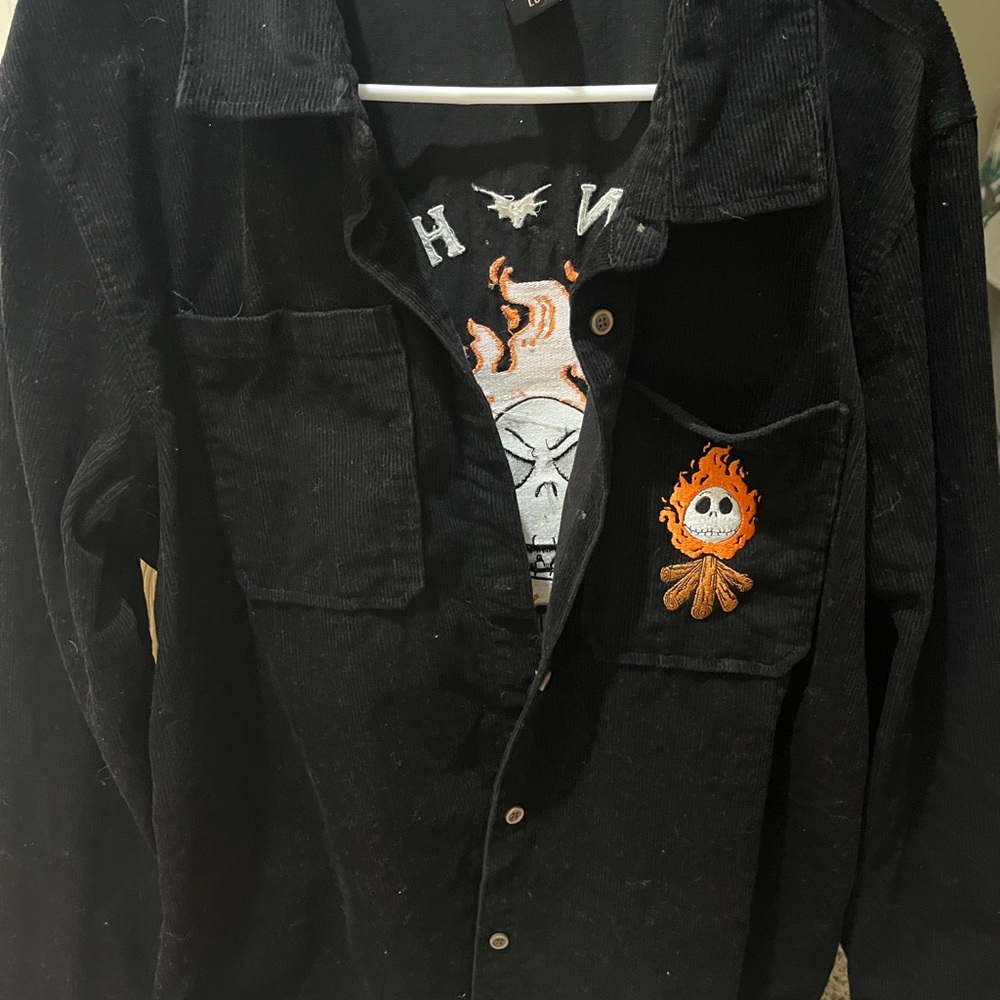 Black Corduroy Jack shirt